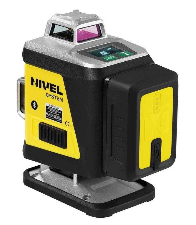 Laser krzyżowy Nivel System CL4G LCD + tyczka rozporowa LP-36 - Zielona wiązka 5 CL4G LCD