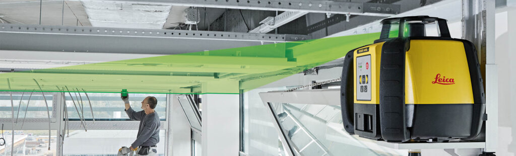 Niwelator laserowy Leica Rugby 640 GREEN detektor RE120G 5 640g