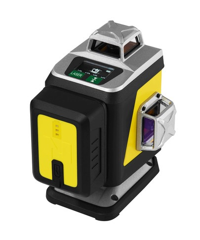Laser krzyżowy Nivel System CL4G LCD + tyczka rozporowa LP-36 - Zielona wiązka 8 Przechwytywanie
