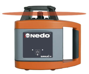 Nedo Sirius 1H niwelator laserowy IP65 z detektorem cyfrowym | zestaw PRO 9 Nedo Sirius 1H