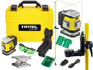 Laser krzyżowy Nivel System CL3G + tyczka rozporowa LP-36 - NOWOŚĆ !!! ZIELONA wiązka lasera !!