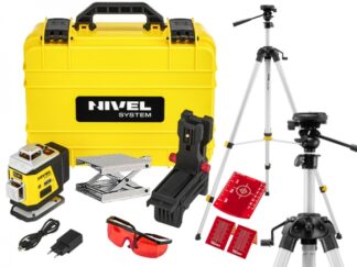 Laser krzyżowy Nivel System CL4R + statyw korbowy SJJM1-EX
