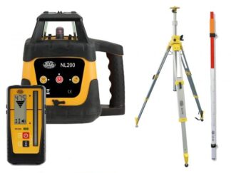 Niwelator laserowy Nivel System NL200D statyw korbowy/cyfrowy detektor RD600