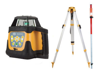 Niwelator laserowy Nivel System NL 300G / 301G zielona wiązka Zestaw statyw łata