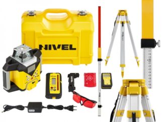 NIWELATOR LASEROWY NIVEL SYSTEM NL720R DIGITAL ZESTAW LS-24 SJJ1 - CZERWONA WIĄZKA
