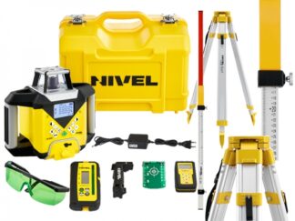 NIWELATOR LASEROWY NIVEL SYSTEM NL740G DIGITAL ZESTAW LS-24 SJJ1 - ZIELONA WIĄZKA - CYFROWE SPADKI !!!