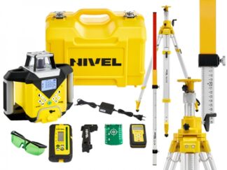 NIWELATOR LASEROWY NIVEL SYSTEM NL740G DIGITAL ZESTAW LS-24 SJJ32 - ZIELONA WIĄZKA - CYFROWE SPADKI !!!
