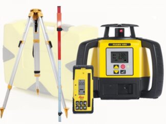 Niwelator laserowy Leica Rugby 680 detektor RE160 Digital, Aku Li ion  -  [ Pełny Zestaw ] Statyw, łata