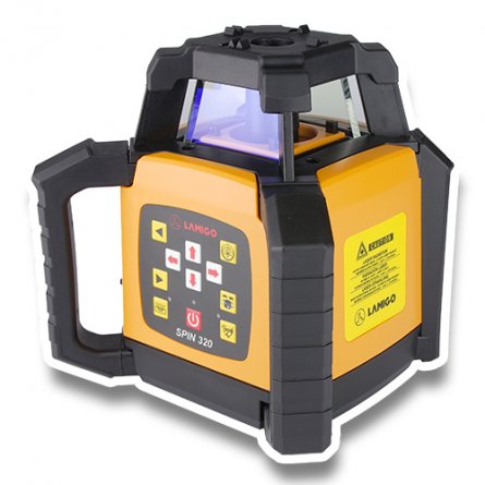 Lamigo Spin 320 - Laser rotacyjny + statyw, łata 2 Lamigo Laser Rotacyjny Spin 320 L