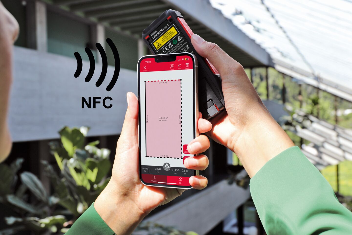 Leica DISTO D2R – dalmierz laserowy 100 m z Bluetooth i NFC 16 Low Resolution Leica D2g Nfc Ios Highres