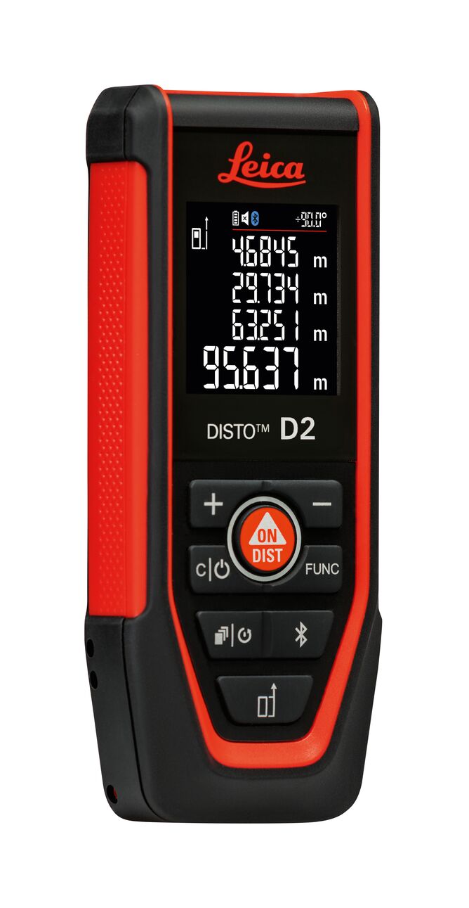Leica DISTO D2R – dalmierz laserowy 100 m z Bluetooth i NFC 7 Low Resolution Leica D2 Left M Highres