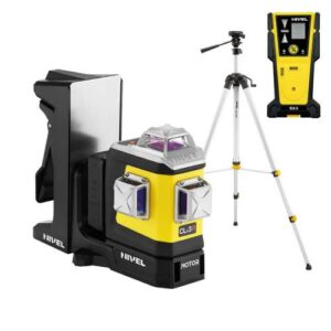Laser krzyżowy Nivel System CLx3R MOTOR 3×360° + statyw SJJ-M1 EX + CLS-5 10 Ima
