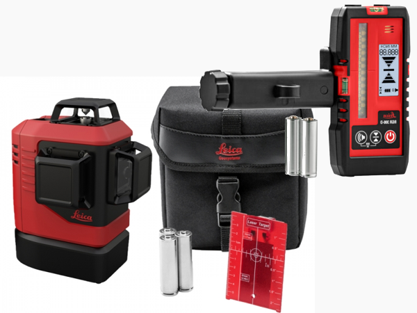Laser liniowy Leica Lino L6R + RGR 300-D 1 Lino L6 Zakres Dostawy